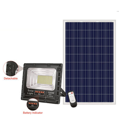 25w 150w 300ワットの太陽洪水ライト80lm/w 3.7V屋外の太陽動力を与えられた保証ライト