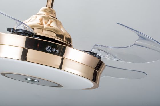 Bladeless 5250lm 70W 42インチのリモート・コントロールの引き込み式の天井に付いている扇風機ライト