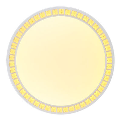 家のためのライトが付いている現代装飾的な5250lm 70Wの白い折り畳み式の天井に付いている扇風機