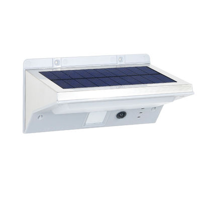IP65 6000-6500Kアルミニウム基盤が付いている屋外LEDの太陽センサーの壁ライト3.7V