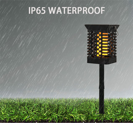暖かく白いIP65 75 LEDの太陽庭ライト100lm/w太陽炎明滅ランプのトーチ