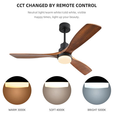 Dimmable AC/DC120V 65Wの軽く、遠隔3つの速度のスマートな天井に付いている扇風機