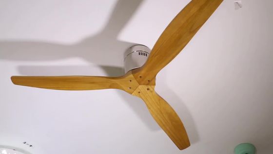 RoHS自然な木75w現代5つの刃の天井に付いている扇風機電気42インチの天井に付いている扇風機ライト