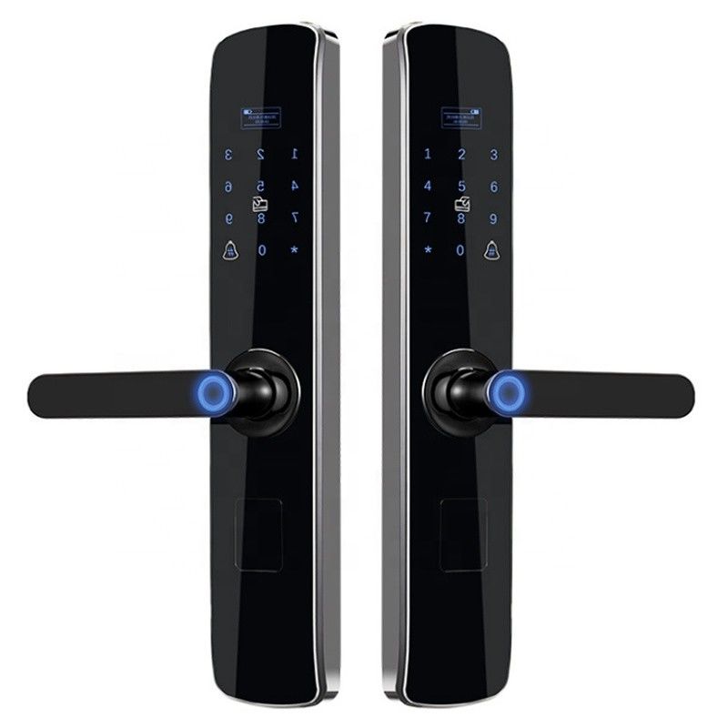 高い安全性のRoshデジタルの指紋のドア ロックの多機能のTuya Wifiのドア ロック