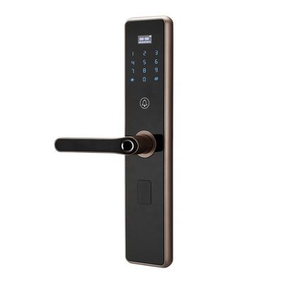 キーレス強打カード指紋70mmスマートな電子ロック8 AA電池